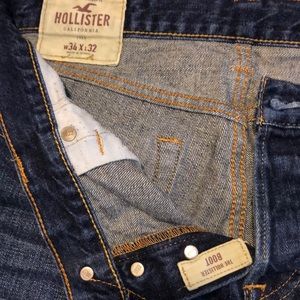 Hollister 4 button boot cut 34x32 jeans